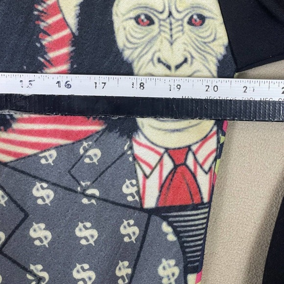 Blue Bunny 1987 The Planet Of The Greed Apes Womens L All Over Print Sweatshirt - Picture 4 of 9